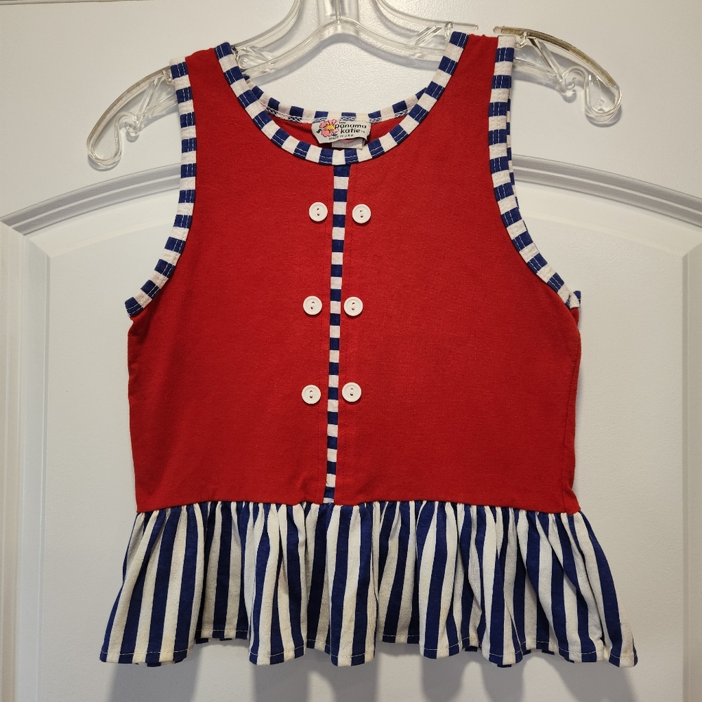 PANAMA KATIE GIRL'S SUMMER TOP SIZE 12